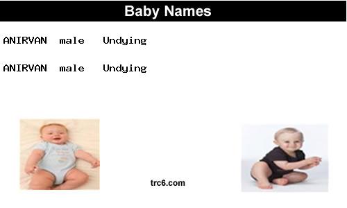 anirvan baby names