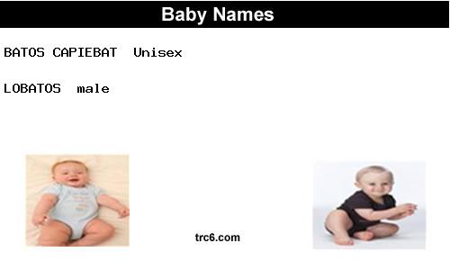 lobatos baby names