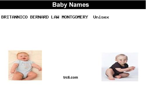 britannico-bernard-law-montgomery baby names