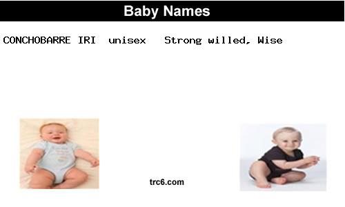 conchobarre-iri baby names