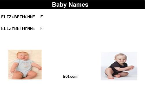 elizabethanne baby names