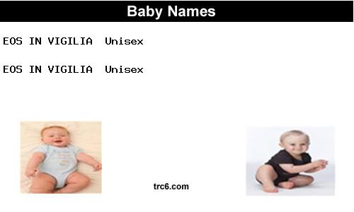 eos-in-vigilia baby names