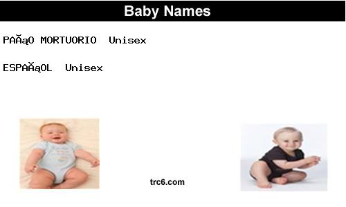 español baby names