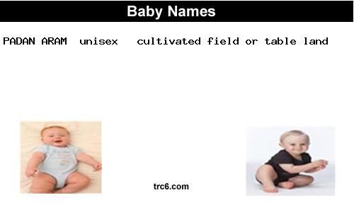 padan-aram baby names