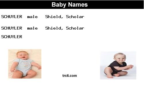 schuyler baby names