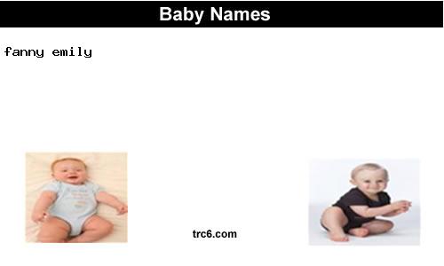 fanny-emily baby names